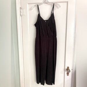 Black Sleeveless Jumpsuit L